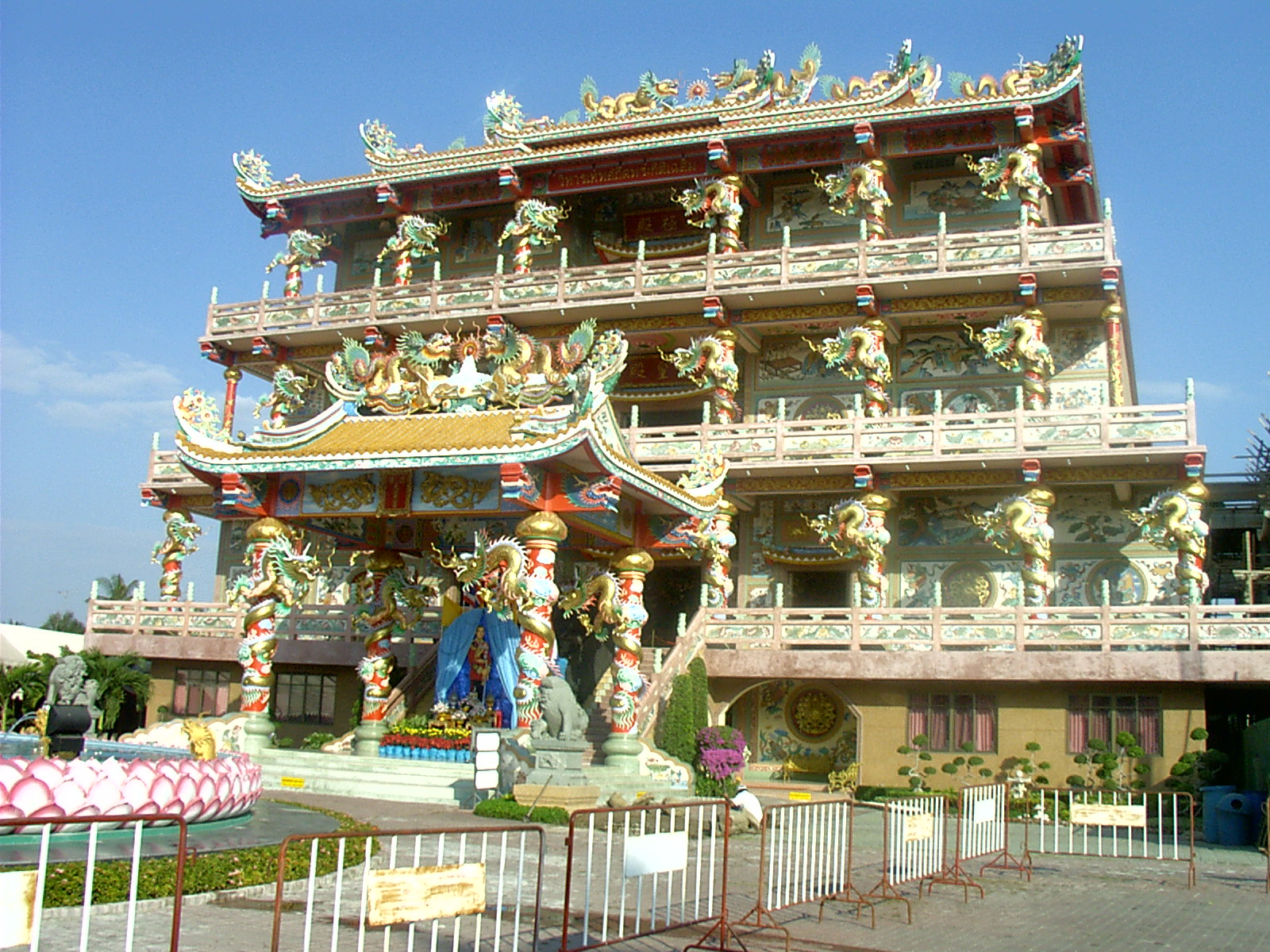 The Chinese Temple we visited just outside Chonburi
